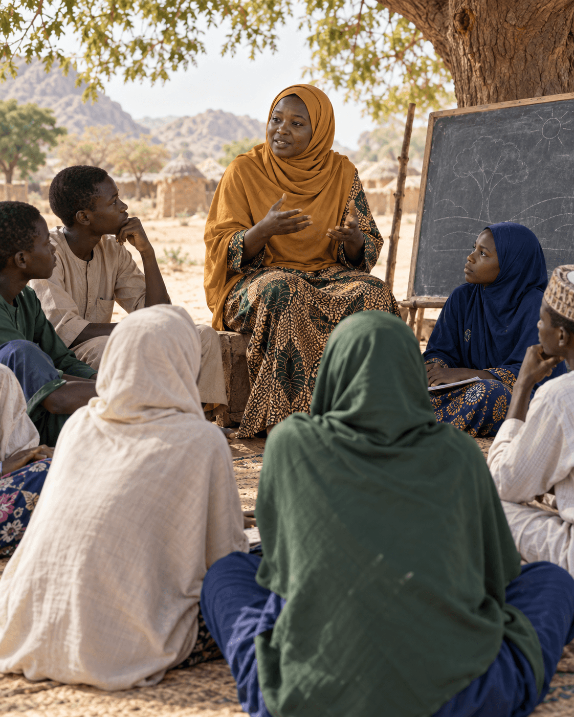 Representative editorial image of outdoor environmental learning in Northeastern Nigeria